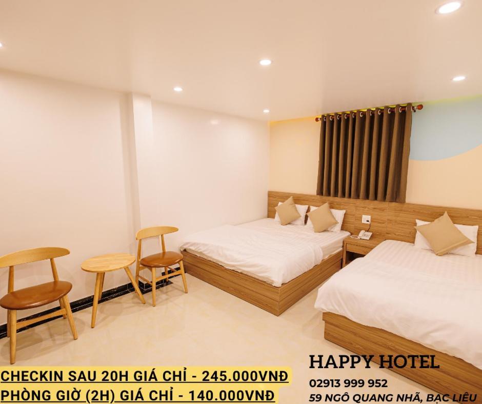 Happy Hotel Bac Lieu Bagian luar foto