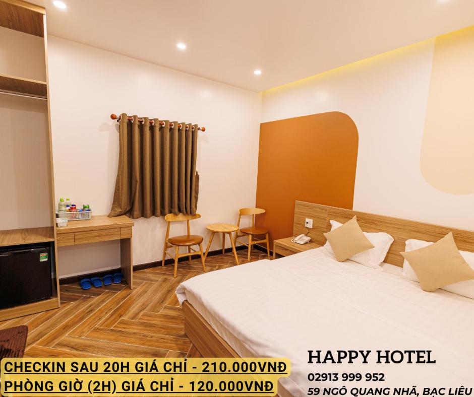 Happy Hotel Bac Lieu Bagian luar foto